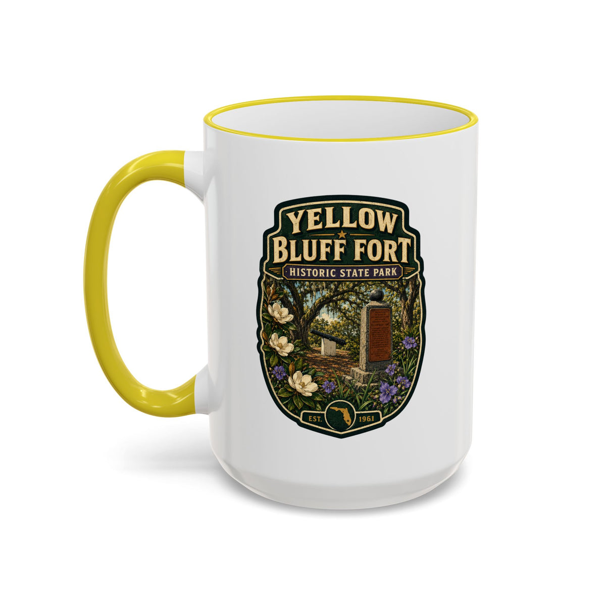 Yellow Bluff Fort — Accent Rim & Handle 11oz/15oz