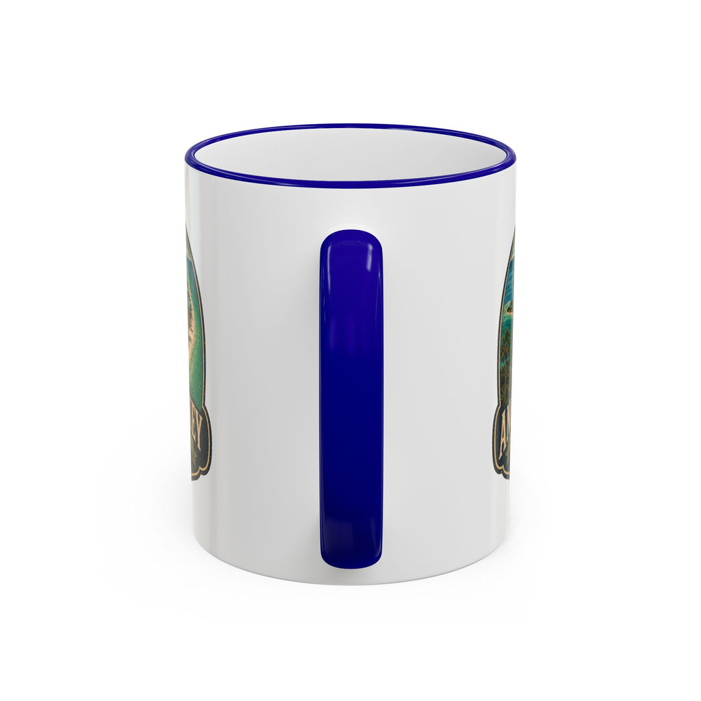 Anclote Key Vintage Mug — Accent Rim & Handle 11oz/15oz