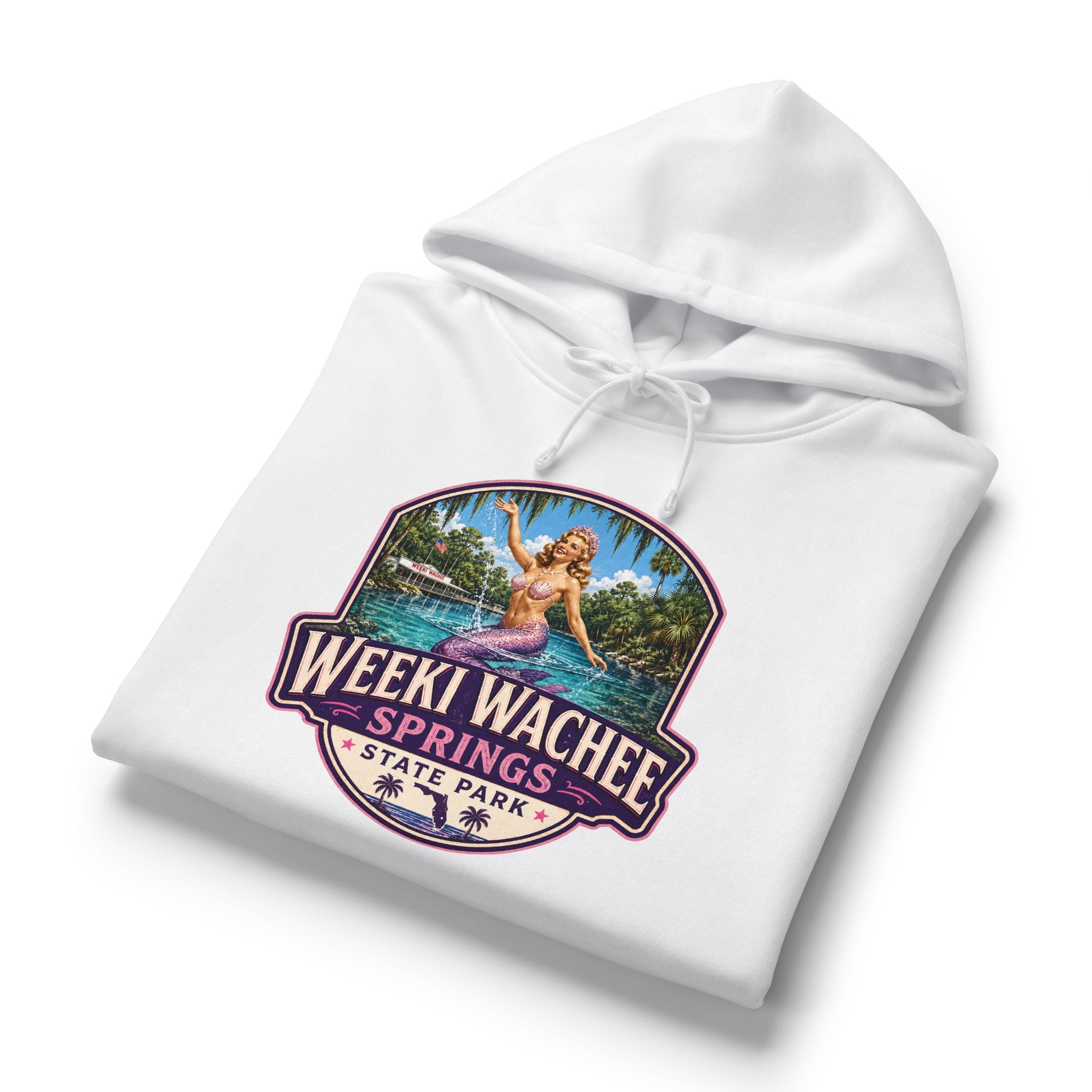 Weeki Wachee Springs — Vintage Hoodie Pink