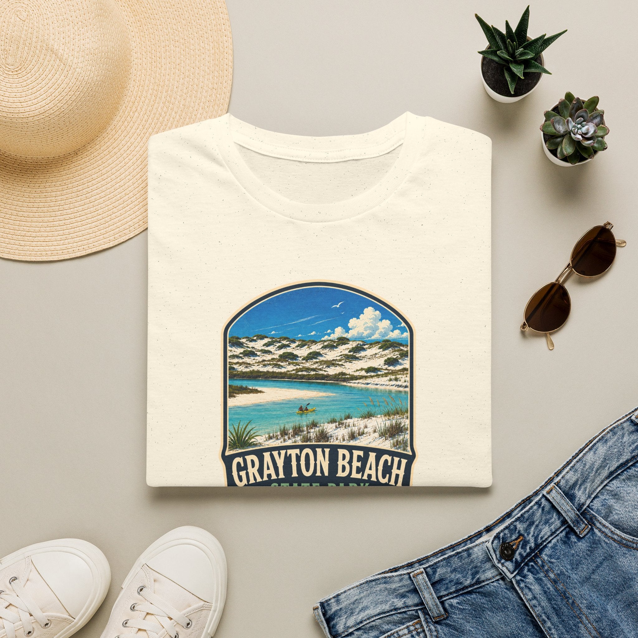 Grayton Beach — Retro Tee