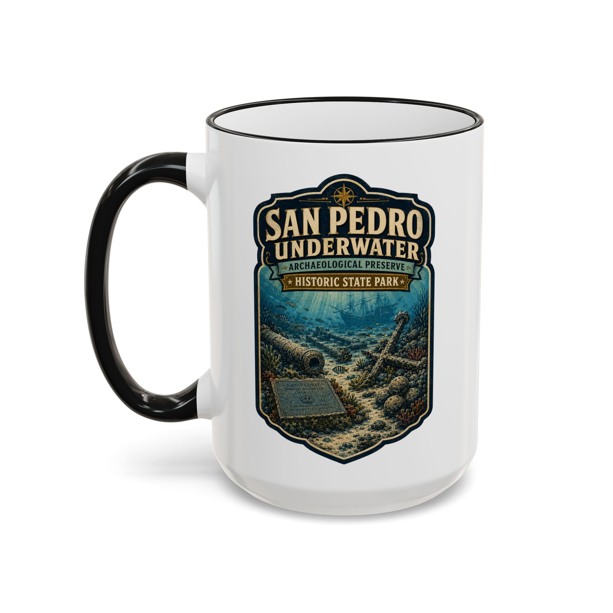 San Pedro Accent Rim & Handle 11oz/15oz
