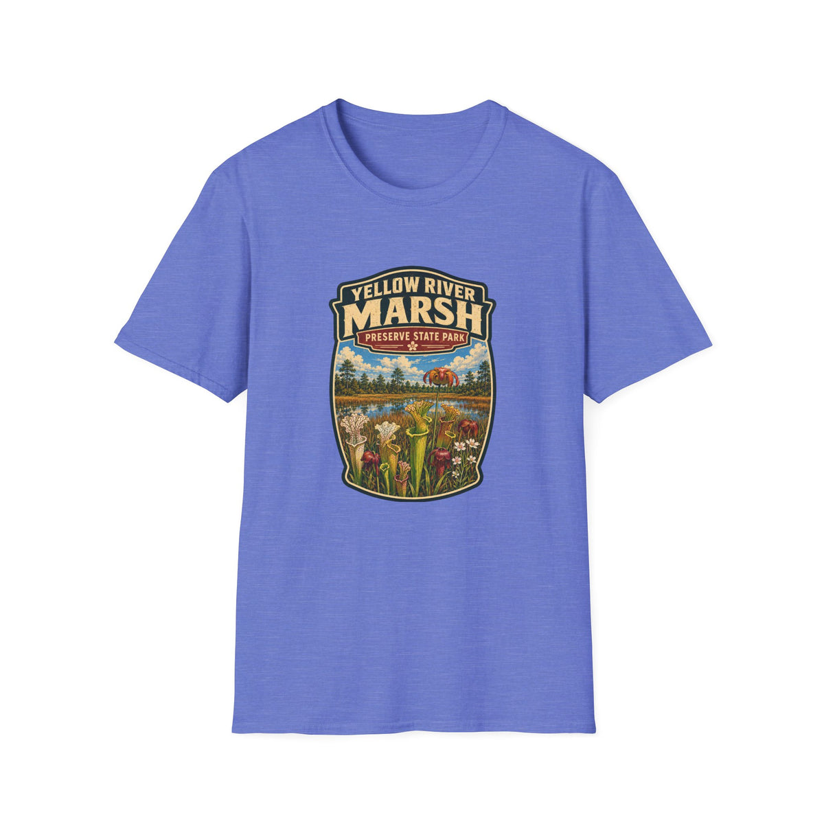 Yellow River Marsh — Retro Tee