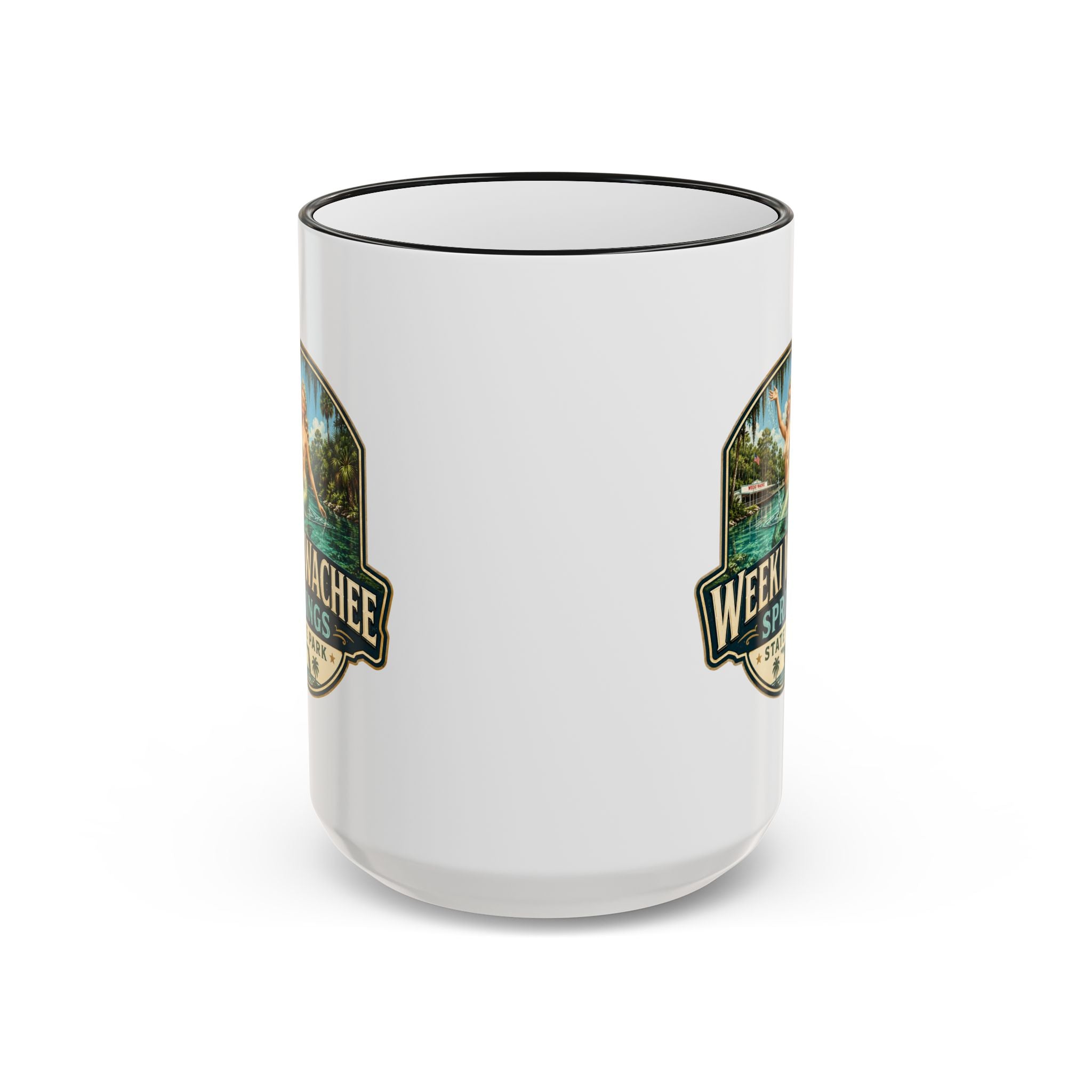 Weeki Wachee Vintage Mug — Accent Rim & Handle 11oz/15oz