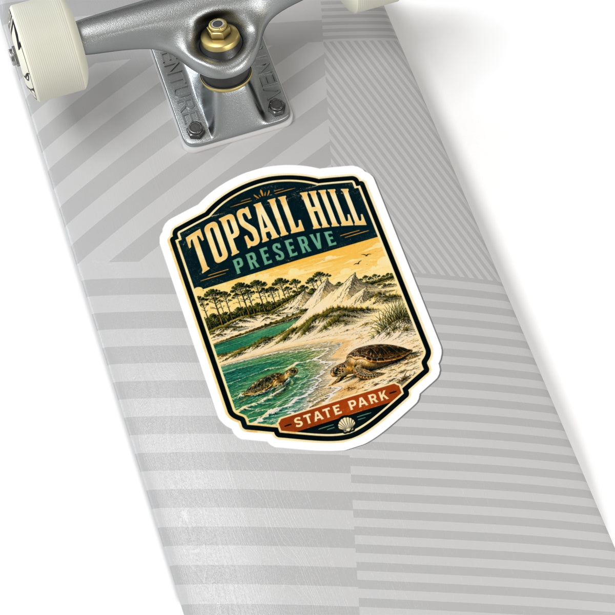 Topsail Hill Preserve State Park Sticker — Coastal Nature Travel Laptop Decal
