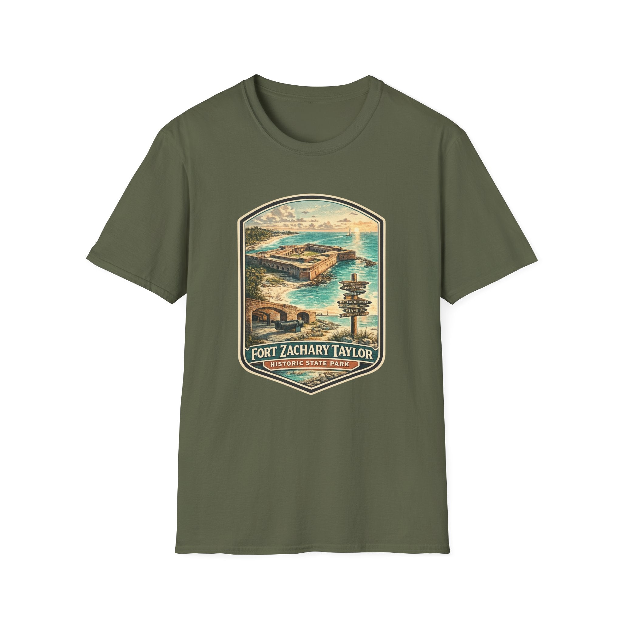 Fort Zachary Taylor- Retro Tee