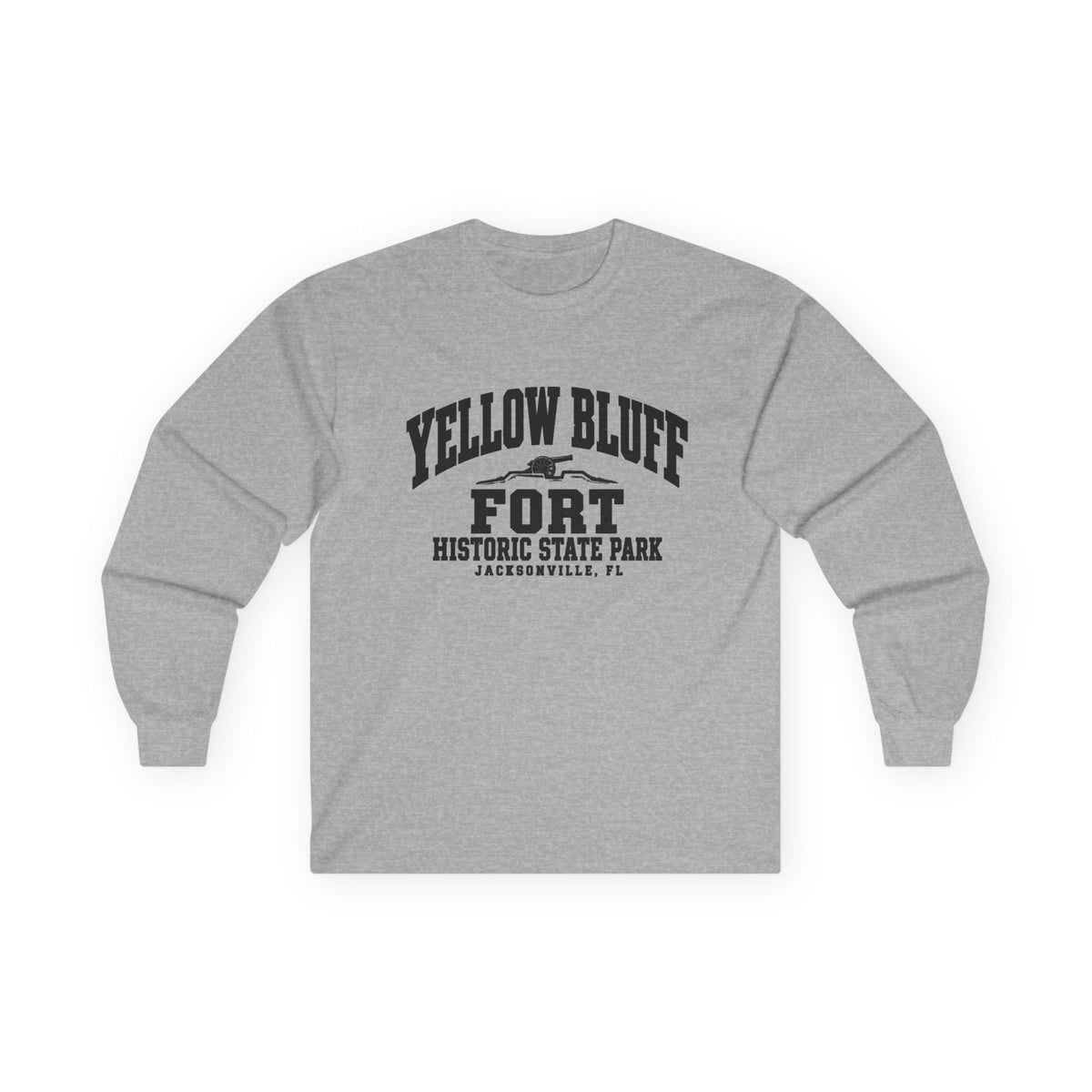 Yellow Bluff Fort Historic State Park Logo- Long Sleeve Tee