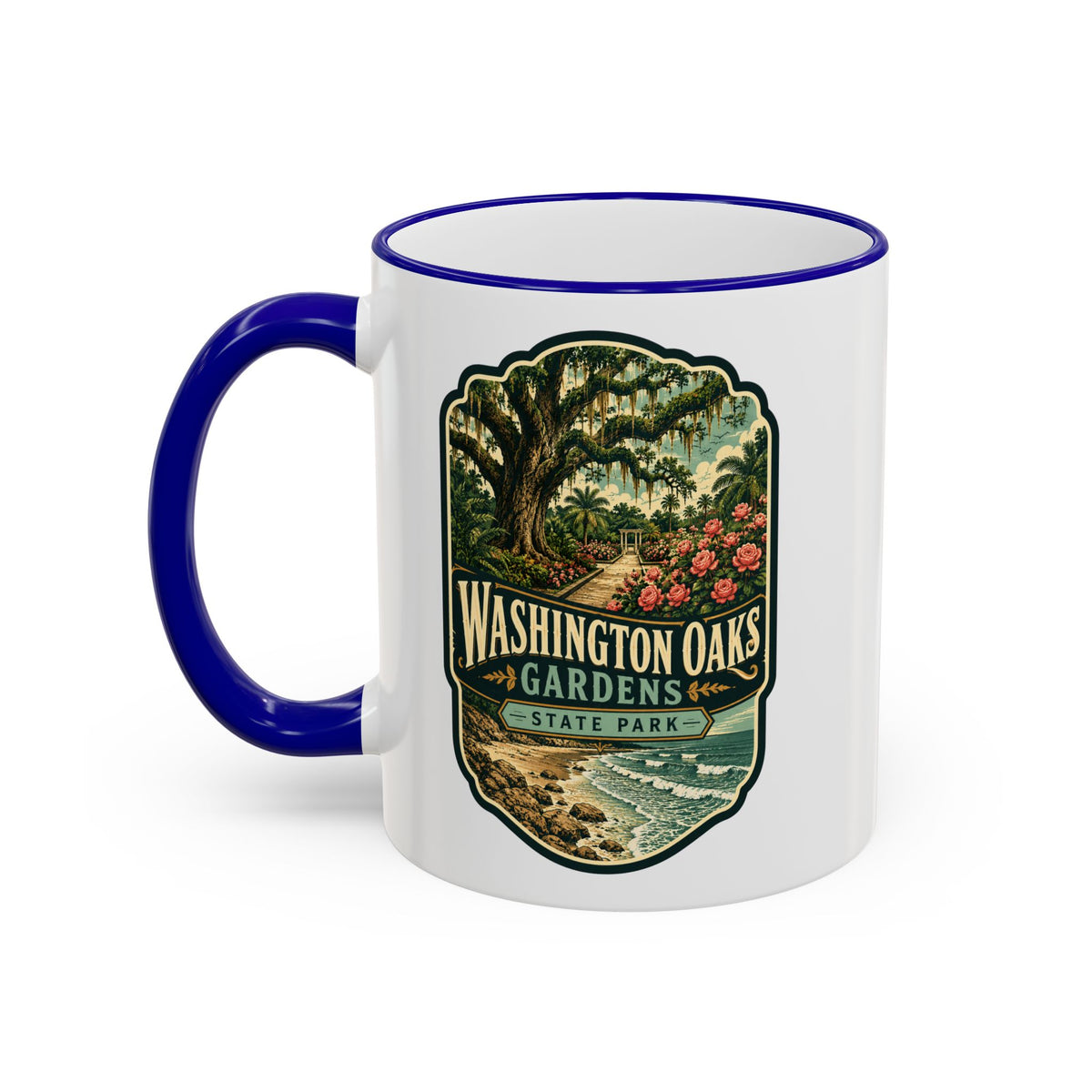 Washington Oaks Mug — Accent Rim & Handle 11oz/15oz