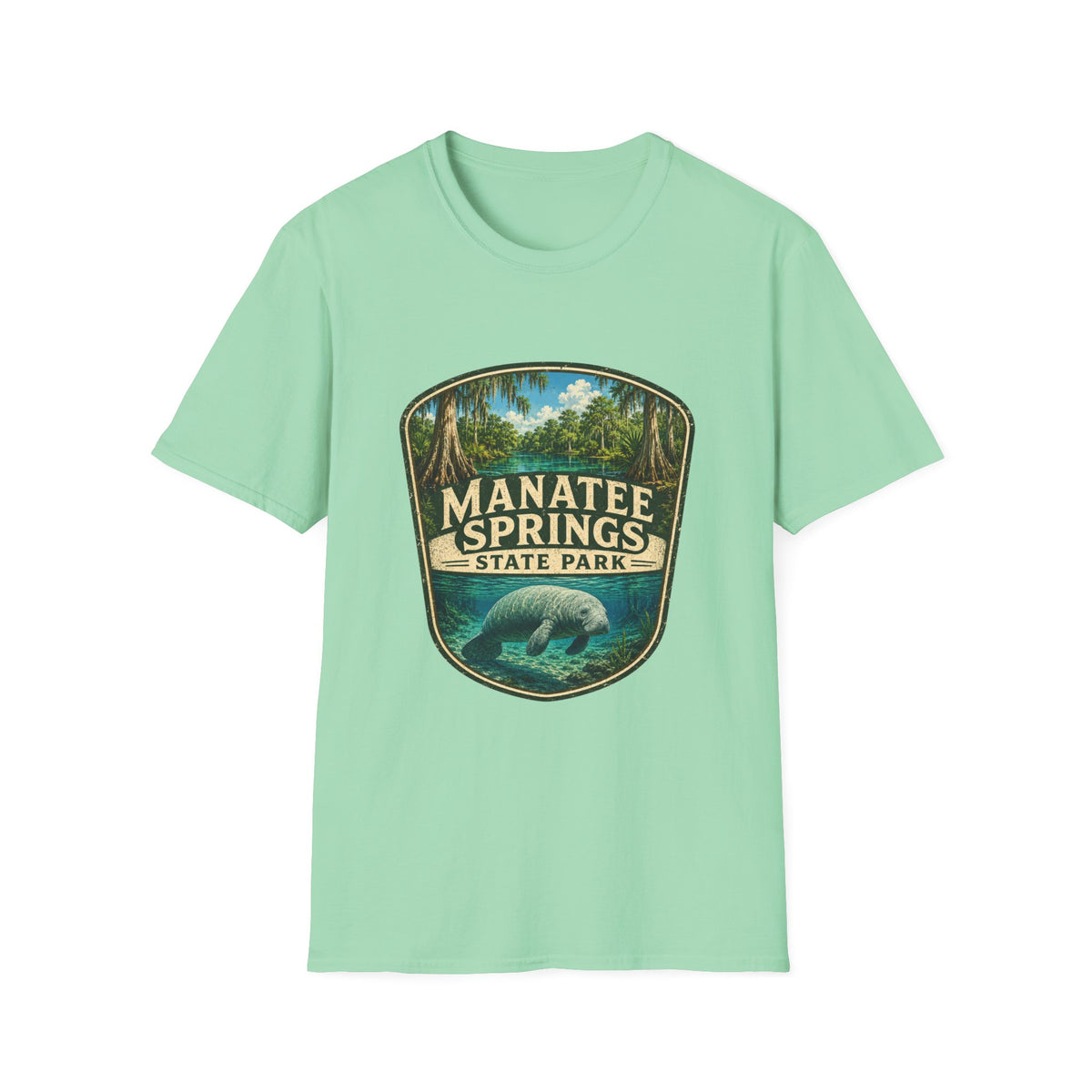 Manatee Springs State Park T-Shirt — Vintage Park Badge Tee