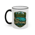 Ichetucknee Springs Vintage Mug — Accent Rim & Handle 11oz/15oz