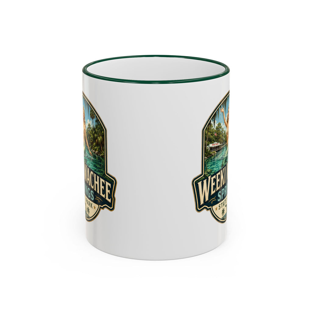 Weeki Wachee Vintage Mug — Accent Rim & Handle 11oz/15oz