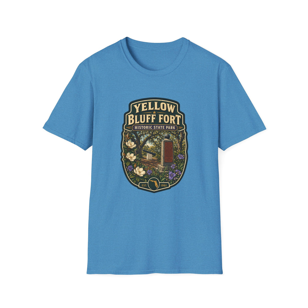 Yellow Bluff Fort — Retro Tee