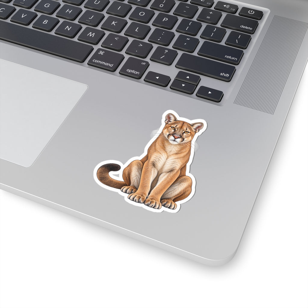 Florida Panther Kiss-Cut Sticker — Realistic Laptop Decal
