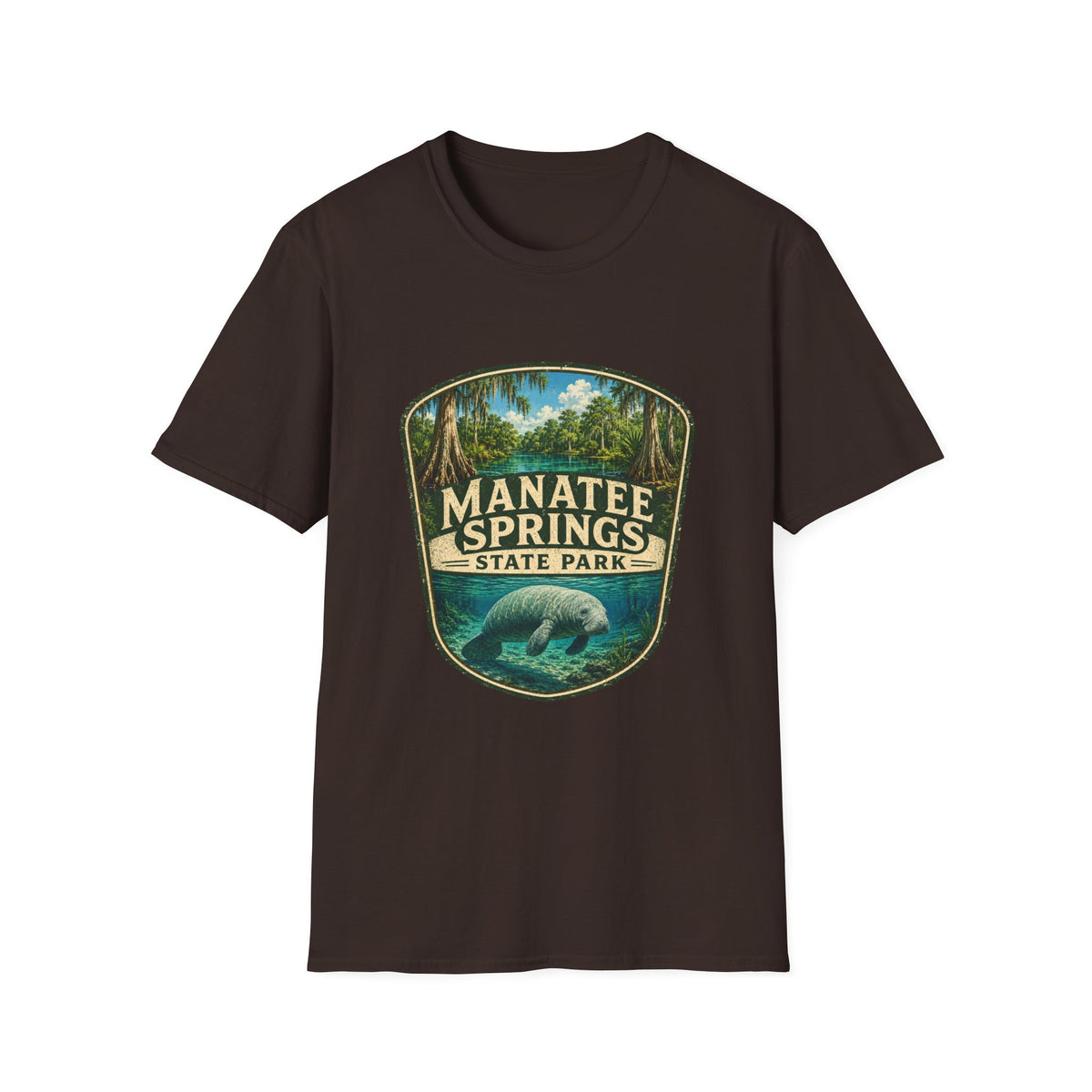 Manatee Springs State Park T-Shirt — Vintage Park Badge Tee