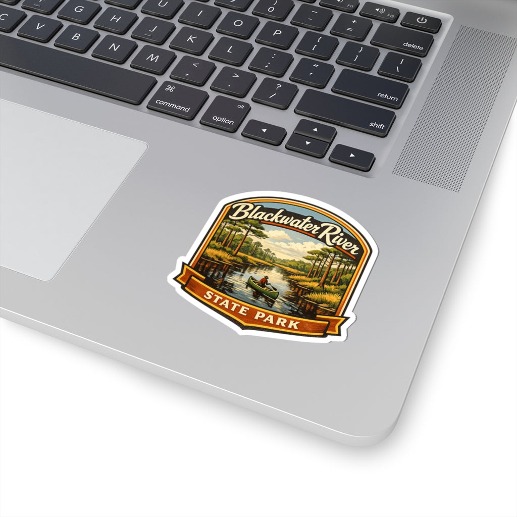 Sticker — Blackwater River State Park Vintage Canoe Outdoor Decal