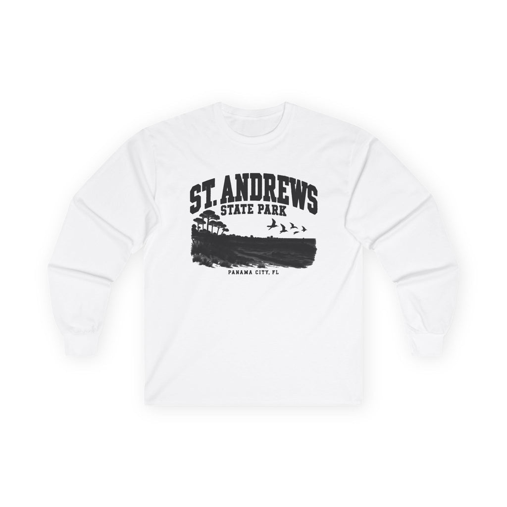 St. Andrews State Park Logo- Long Sleeve Tee