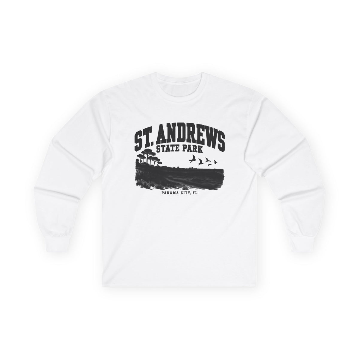 St. Andrews State Park Logo- Long Sleeve Tee