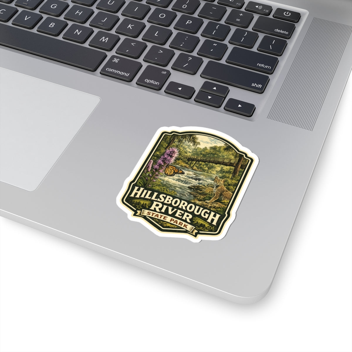 Hillsborough River State Park Sticker — Vintage Nature Park Emblem