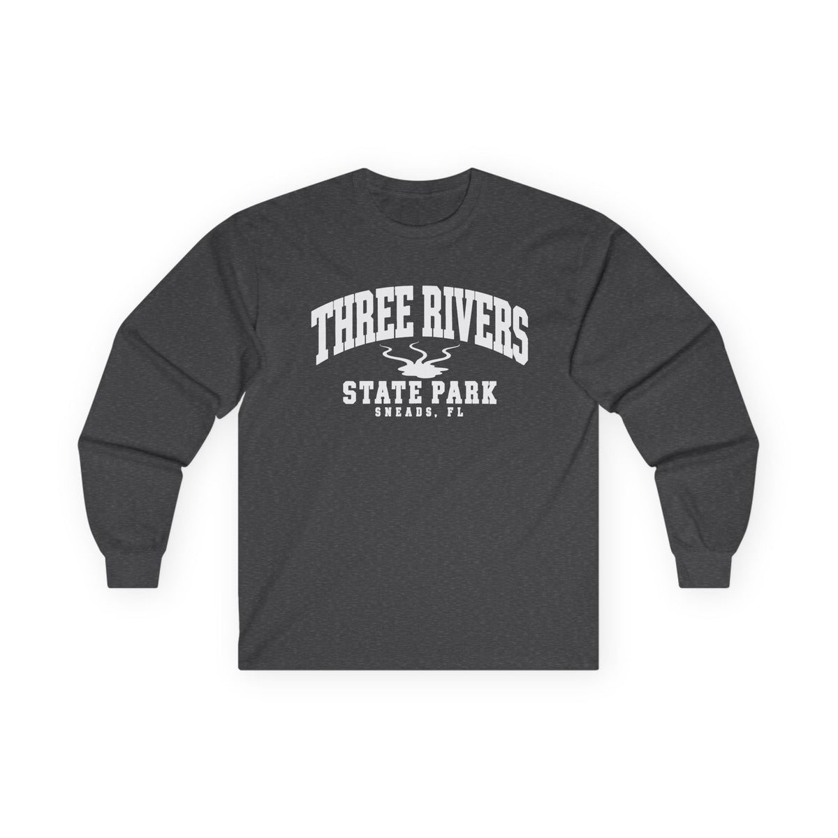 Three Rivers Park Emblem Sneads Florida- Long Sleeve Tee