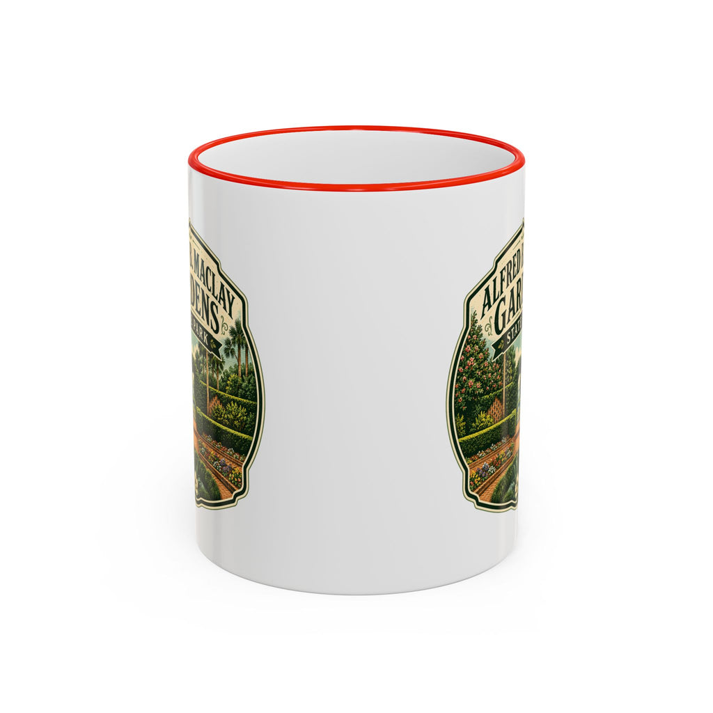 Maclay Gardens Vintage Mug — Accent Rim & Handle 11oz/15oz