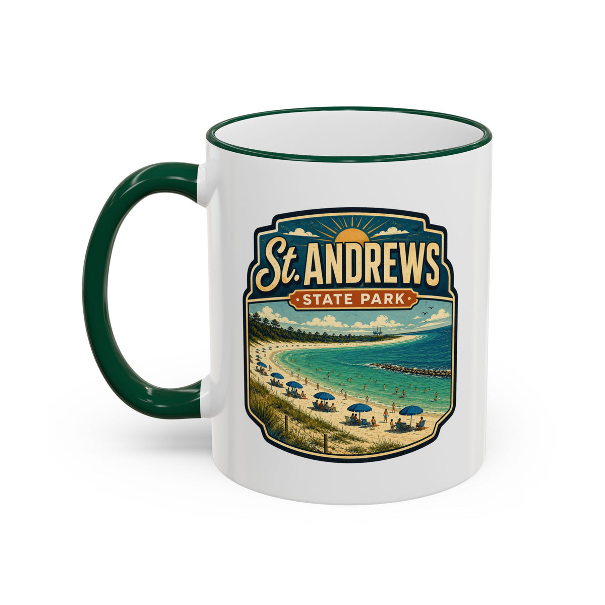 St. Andrews Mug — Accent Rim & Handle 11oz/15oz