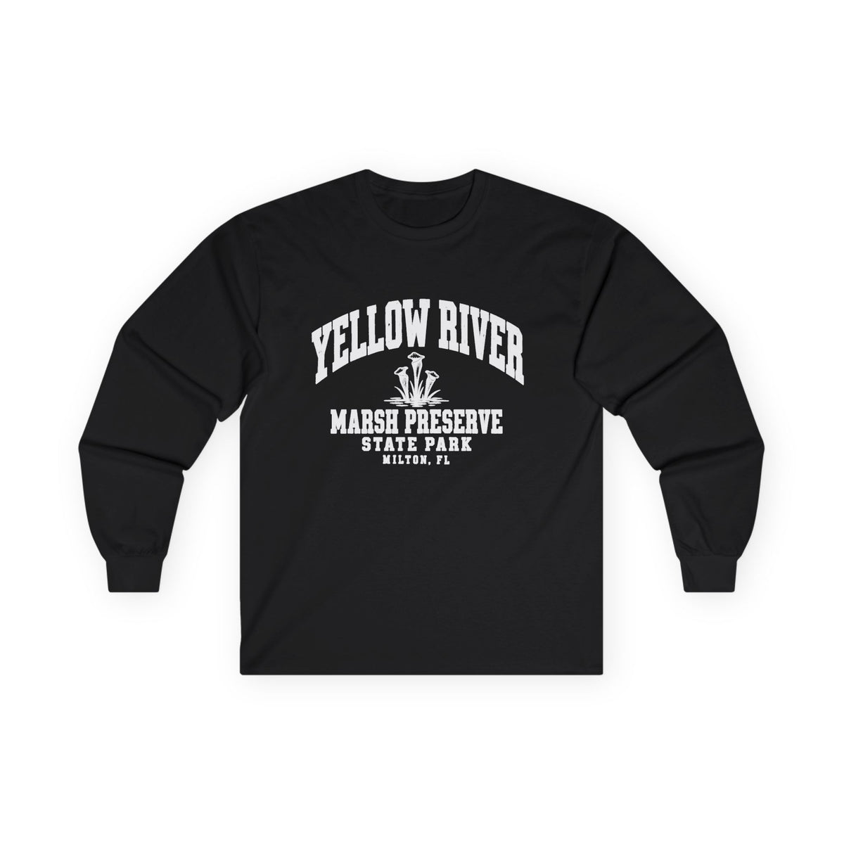 Vintage Florida Wetlands Park Emblem- Long Sleeve Tee