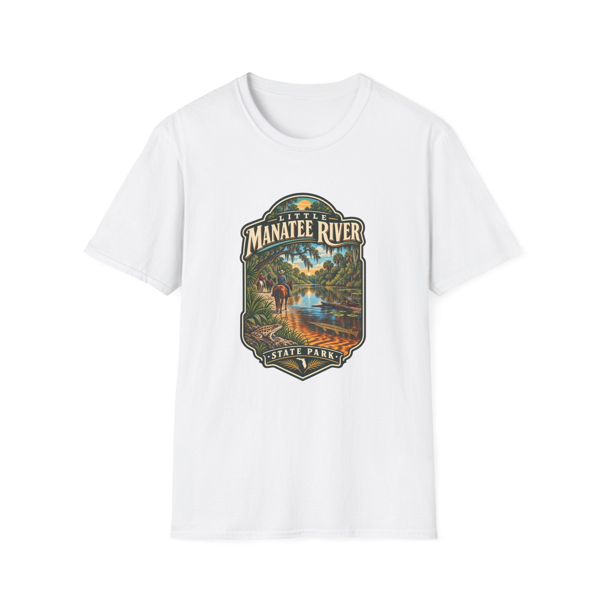 Little Manatee River- Retro Tee