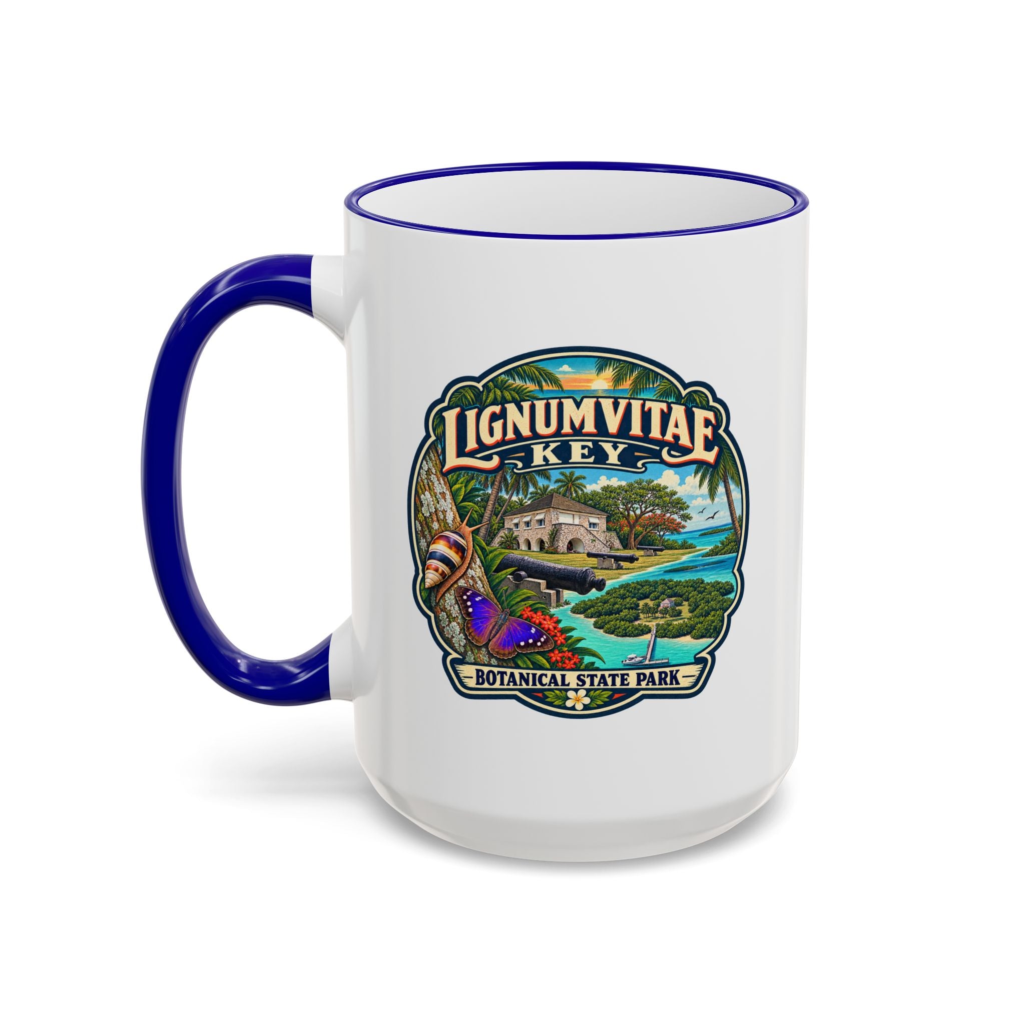 Lignumvitae Key Accent Rim & Handle 11oz/15oz