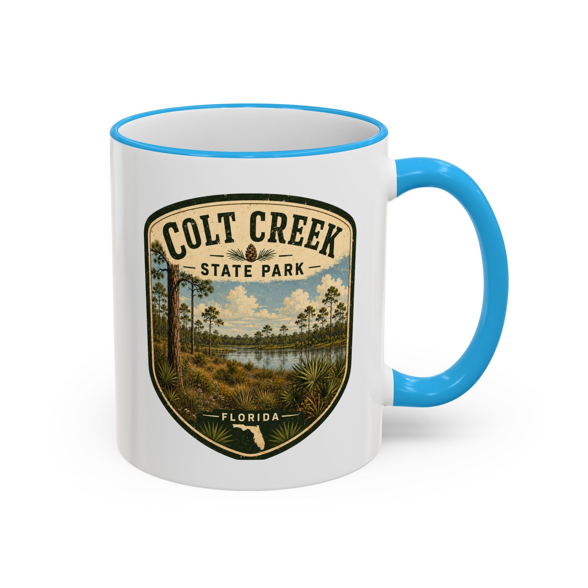 Colt Creek Meadow Mug — Accent Rim & Handle 11oz/15oz