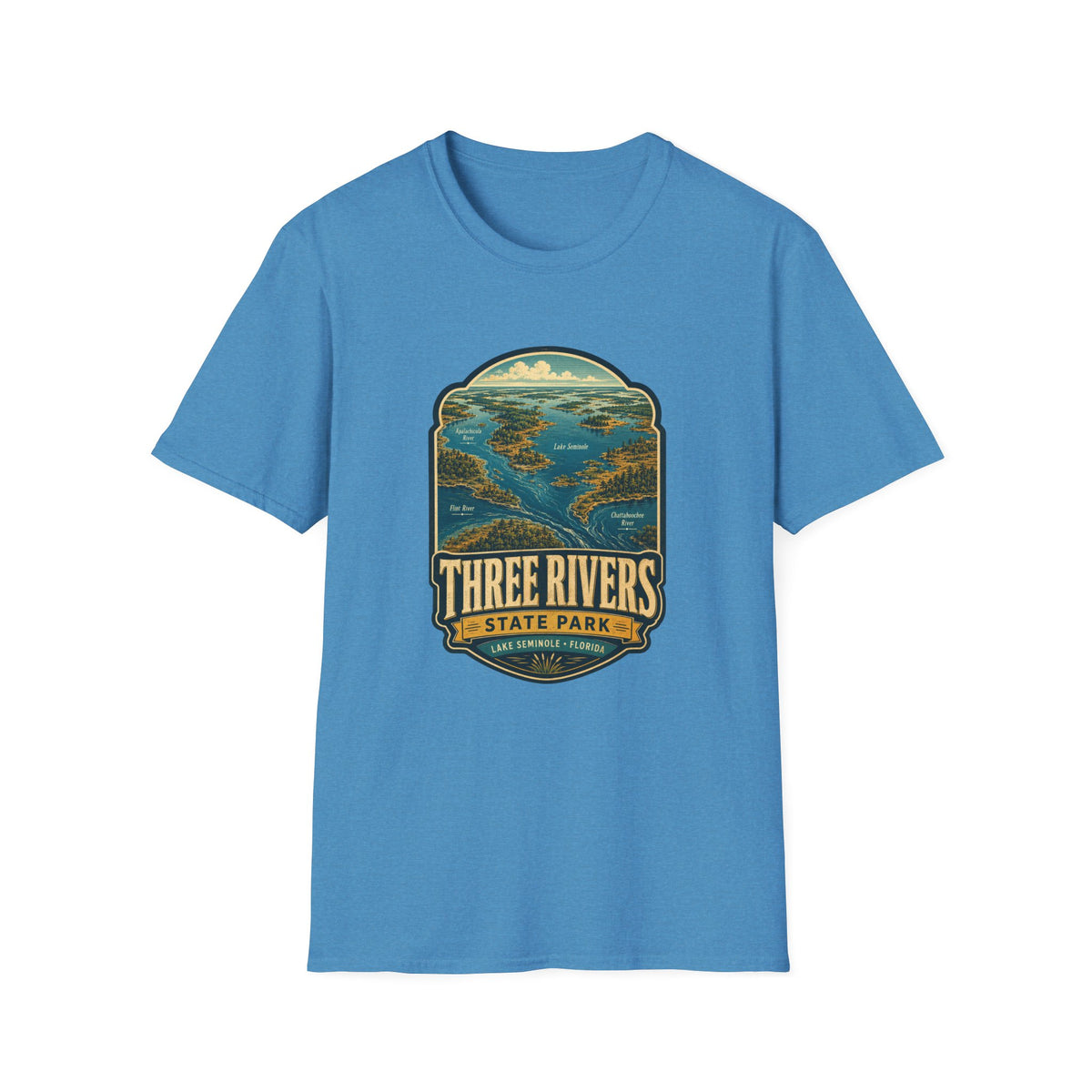 Three Rivers — Retro Tee