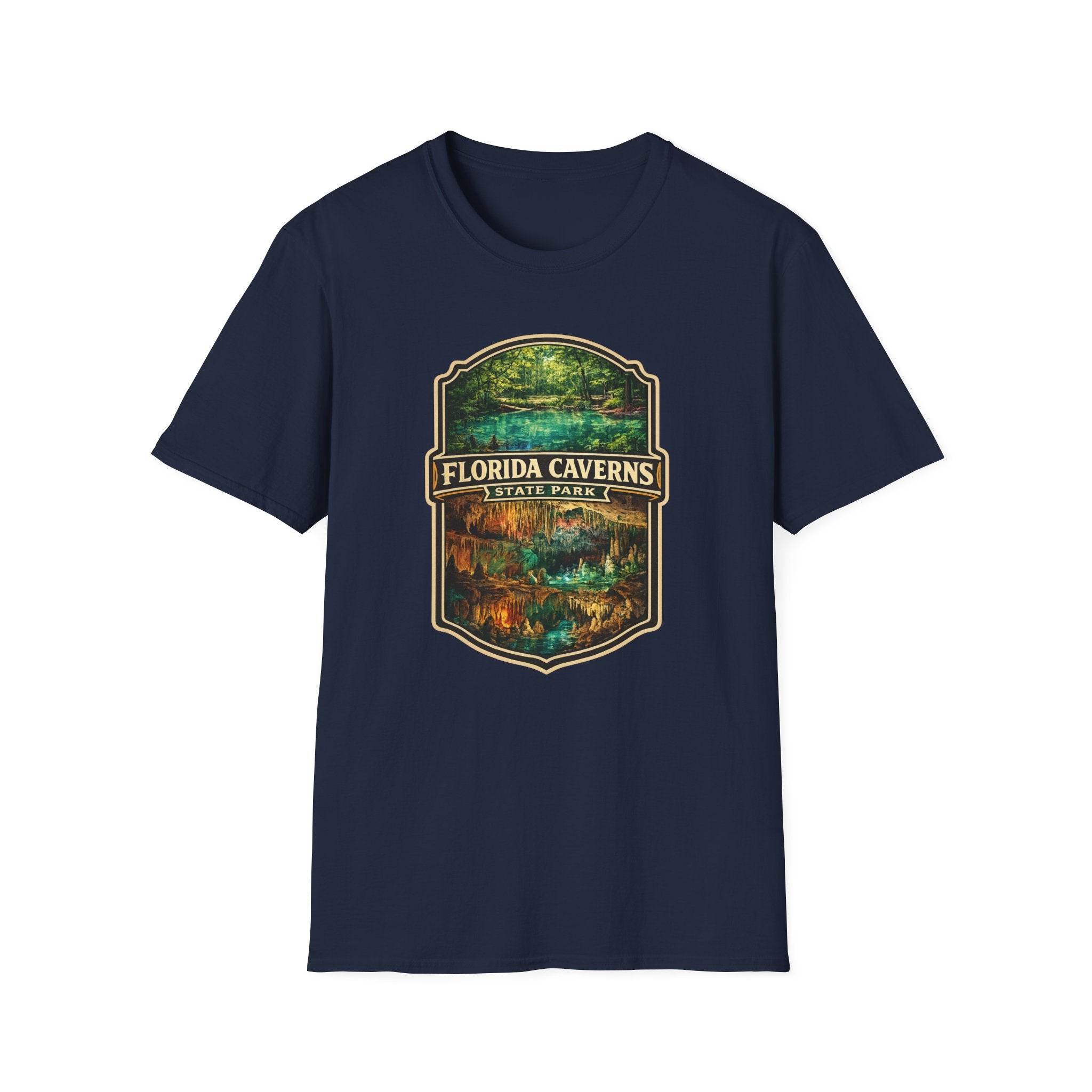 Florida Caverns- Retro Tee