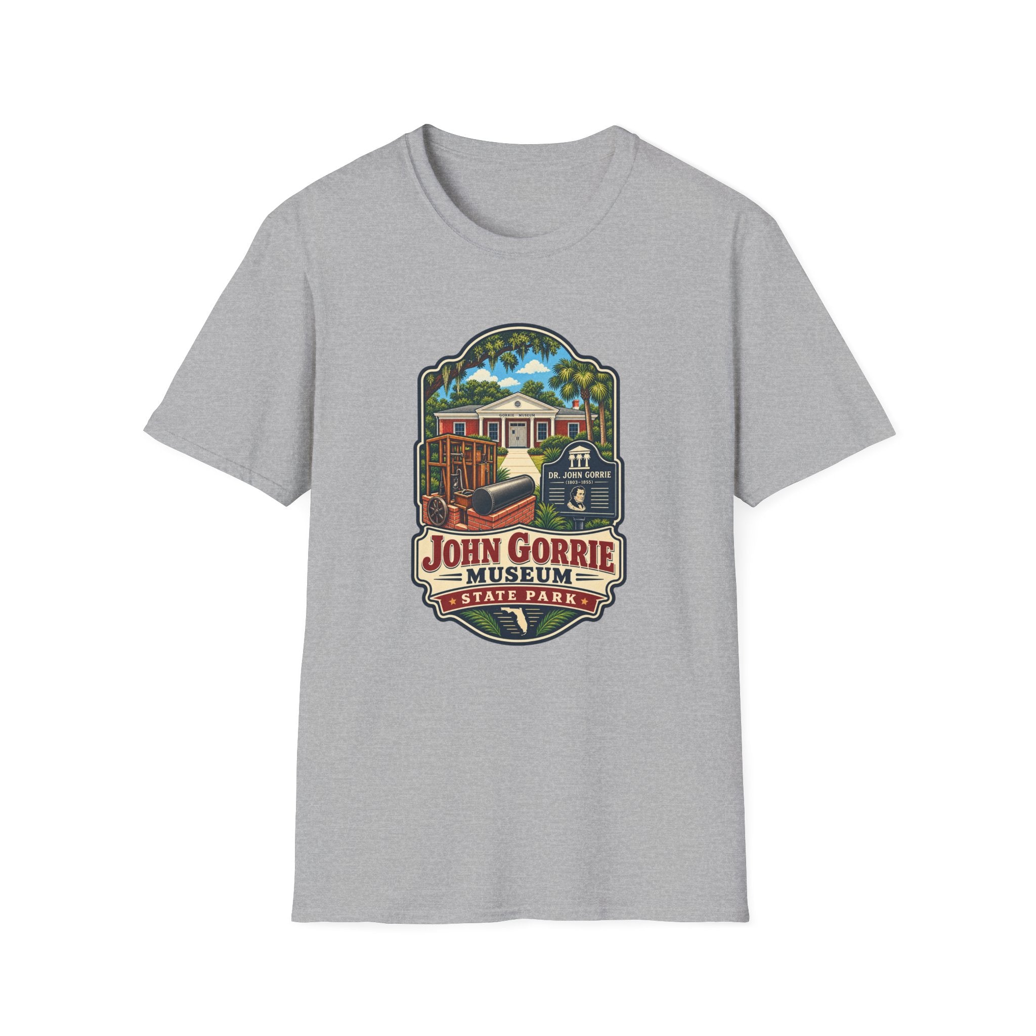 John Gorrie Museum- Retro Tee