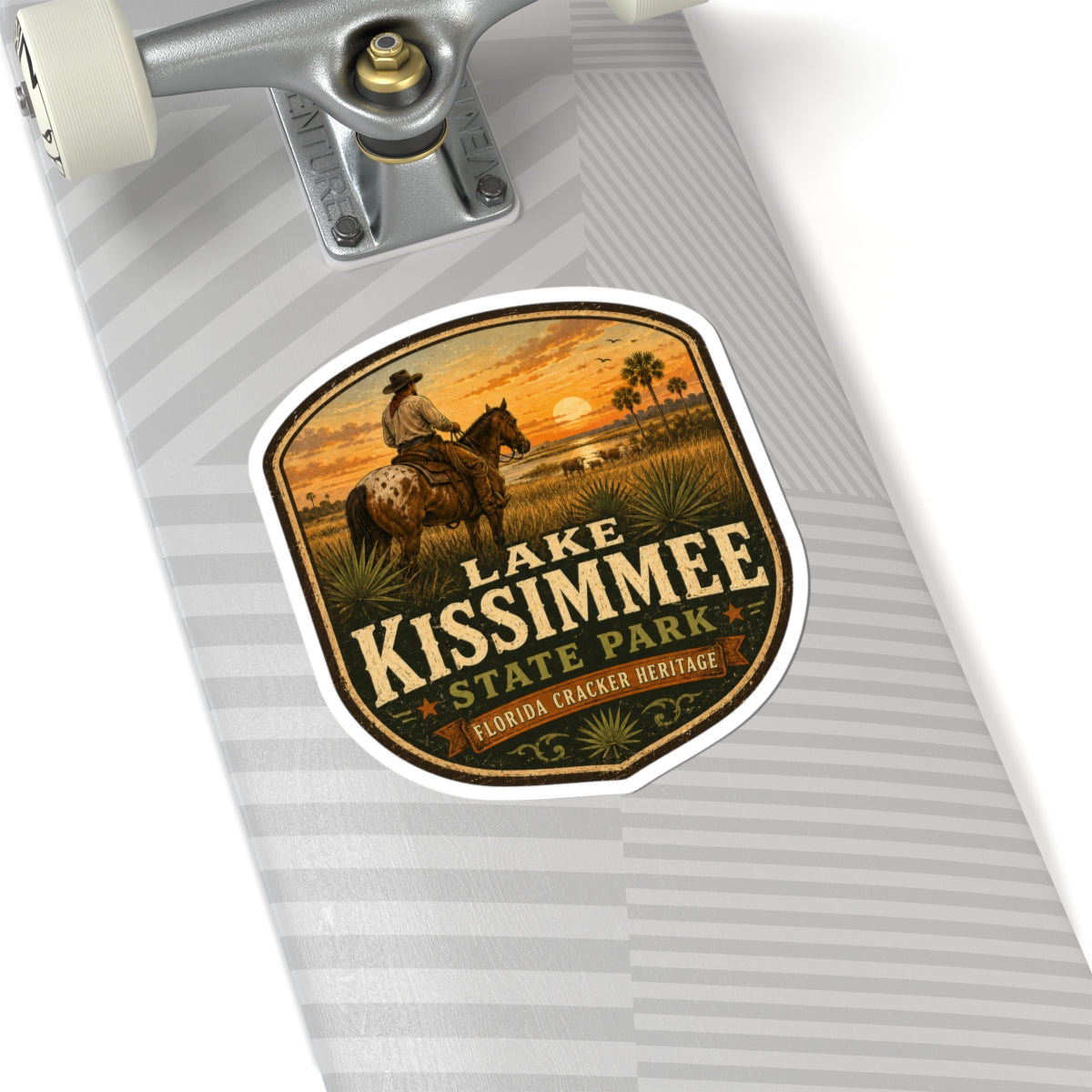 Lake Kissimmee State Park Sticker — Florida Cracker Heritage Vintage Decal