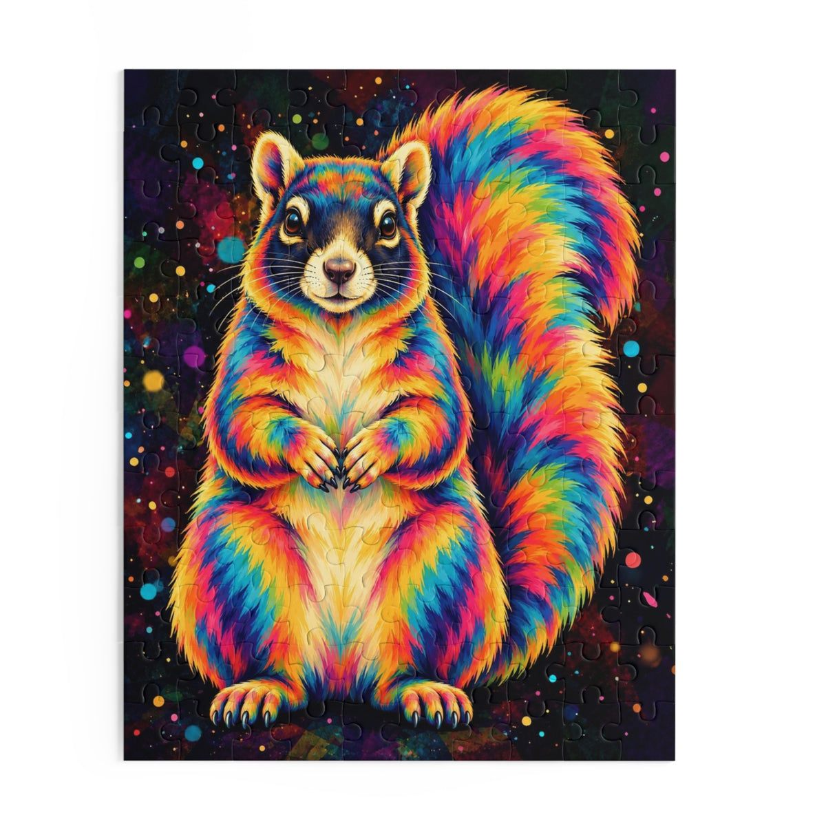 Rainbow Sherman Fox Squirrel Jigsaw Puzzle (120/252/500 pcs)