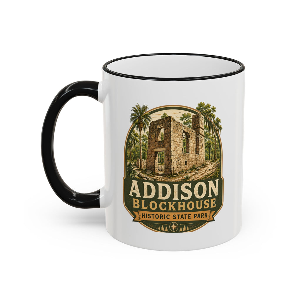 Addison Blockhouse Vintage Mug — Accent Rim & Handle 11oz/15oz