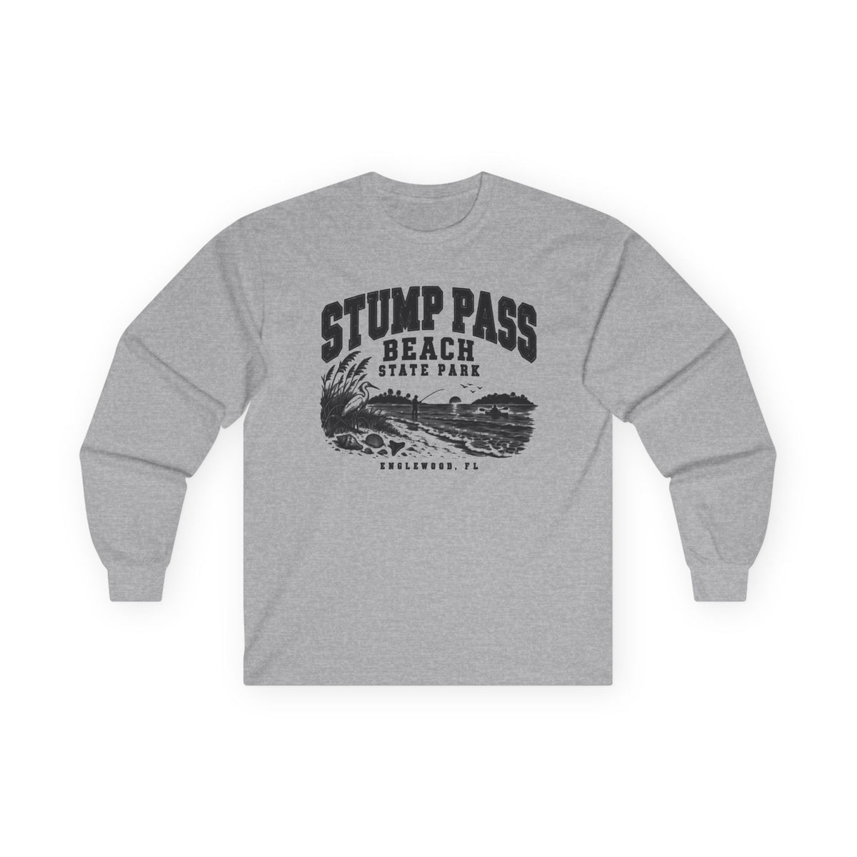 Stump Pass Beach State Park- Long Sleeve Tee