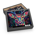 Rainbow White-Tailed Deer Jigsaw Puzzle (120/252/500 pcs)