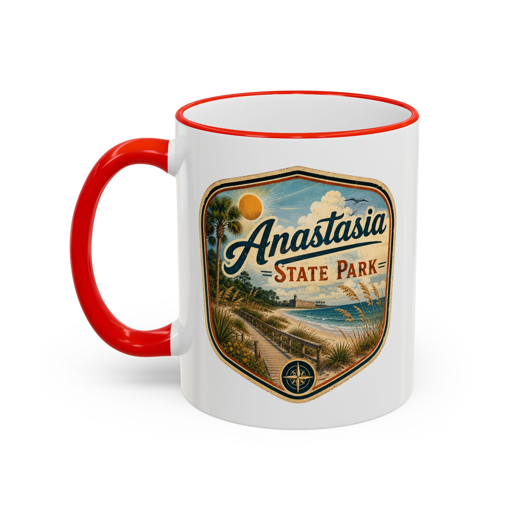 Anastasia Vintage Mug — Accent Rim & Handle 11oz/15oz