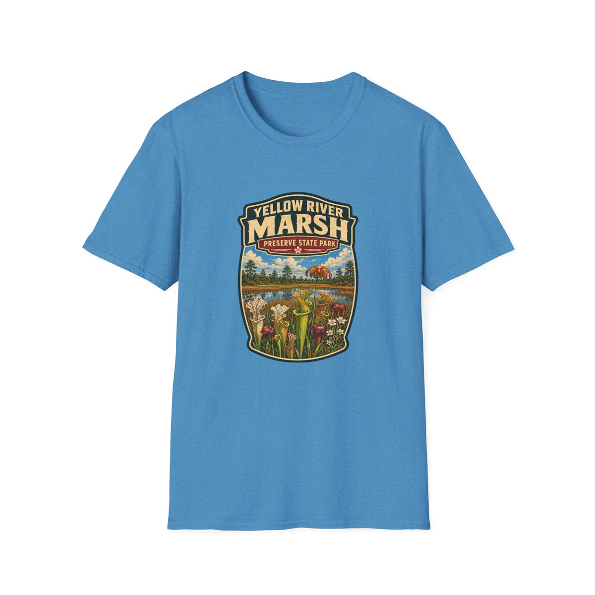 Yellow River Marsh — Retro Tee