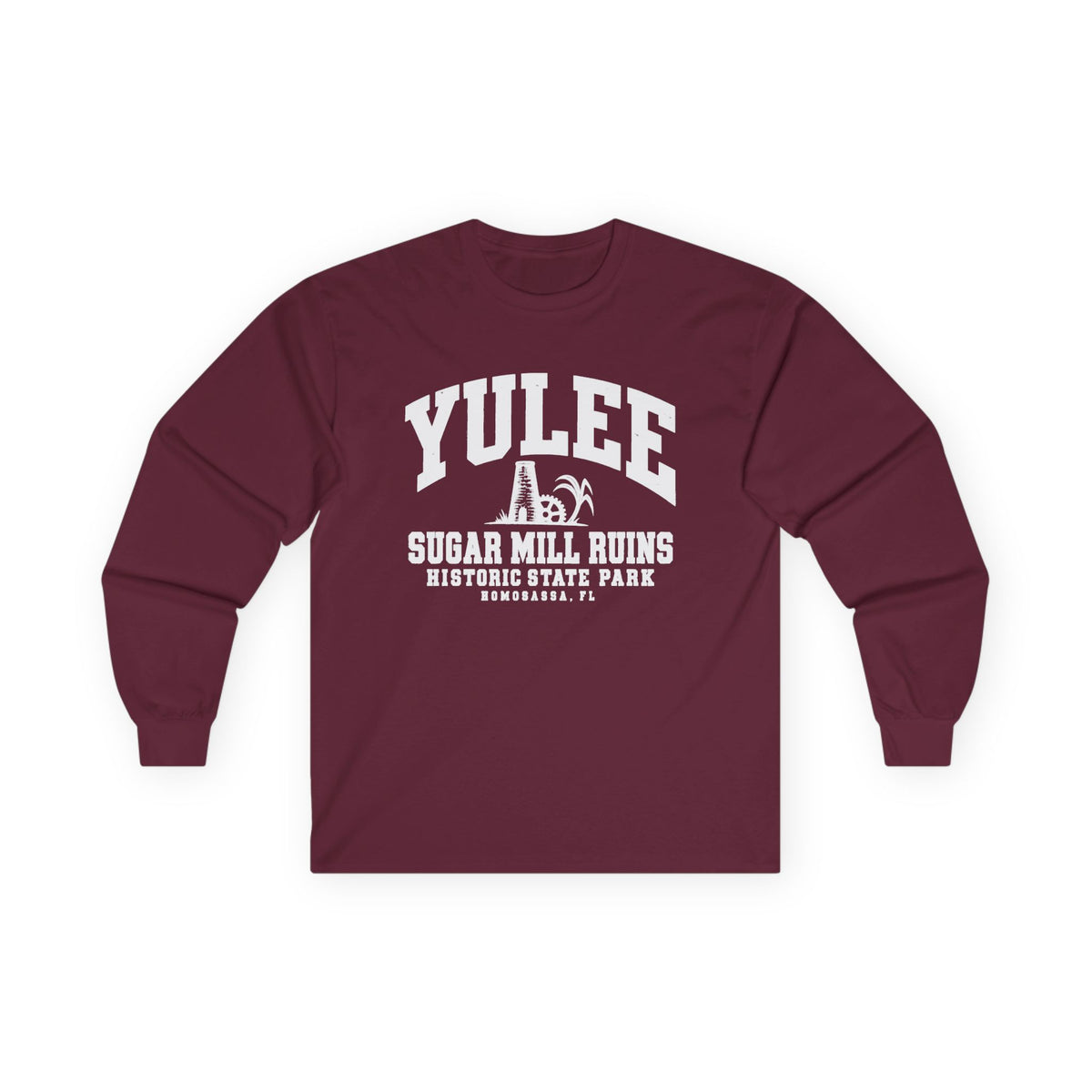 Yulee Sugar Mill Ruins Historic State Park Logo- Long Sleeve Tee