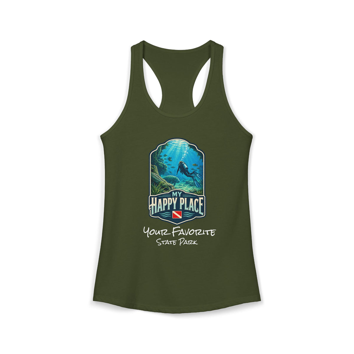 CUSTOMIZABLE Springs Racerback Tank