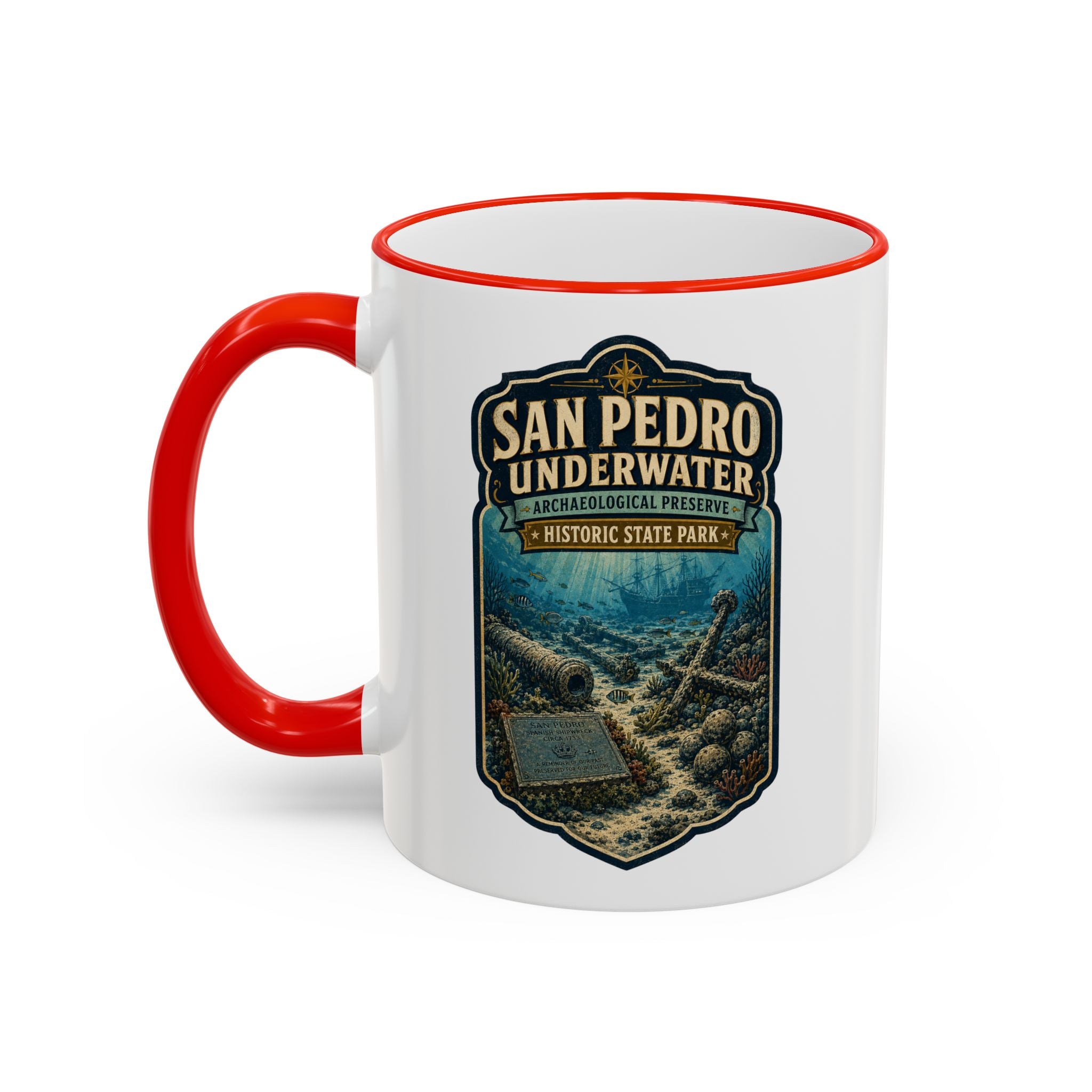 San Pedro Accent Rim & Handle 11oz/15oz