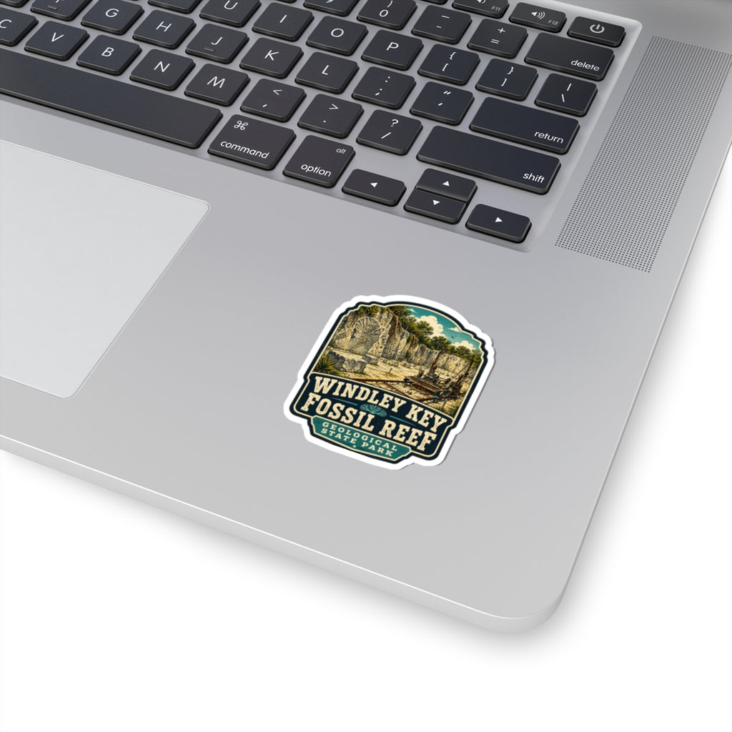 Windley Key Fossil Reef Sticker — Vintage Geological State Park Decal
