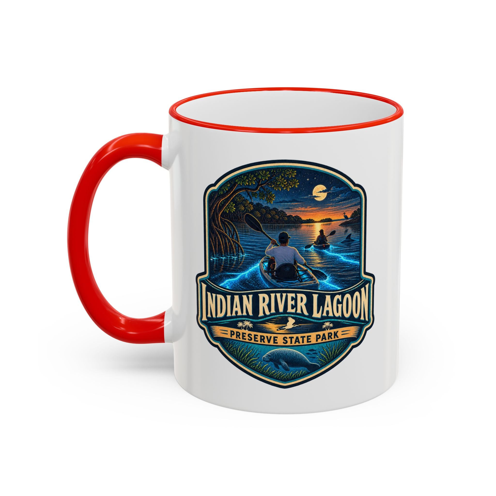 Indian River Lagoon Accent Rim & Handle 11oz/15oz
