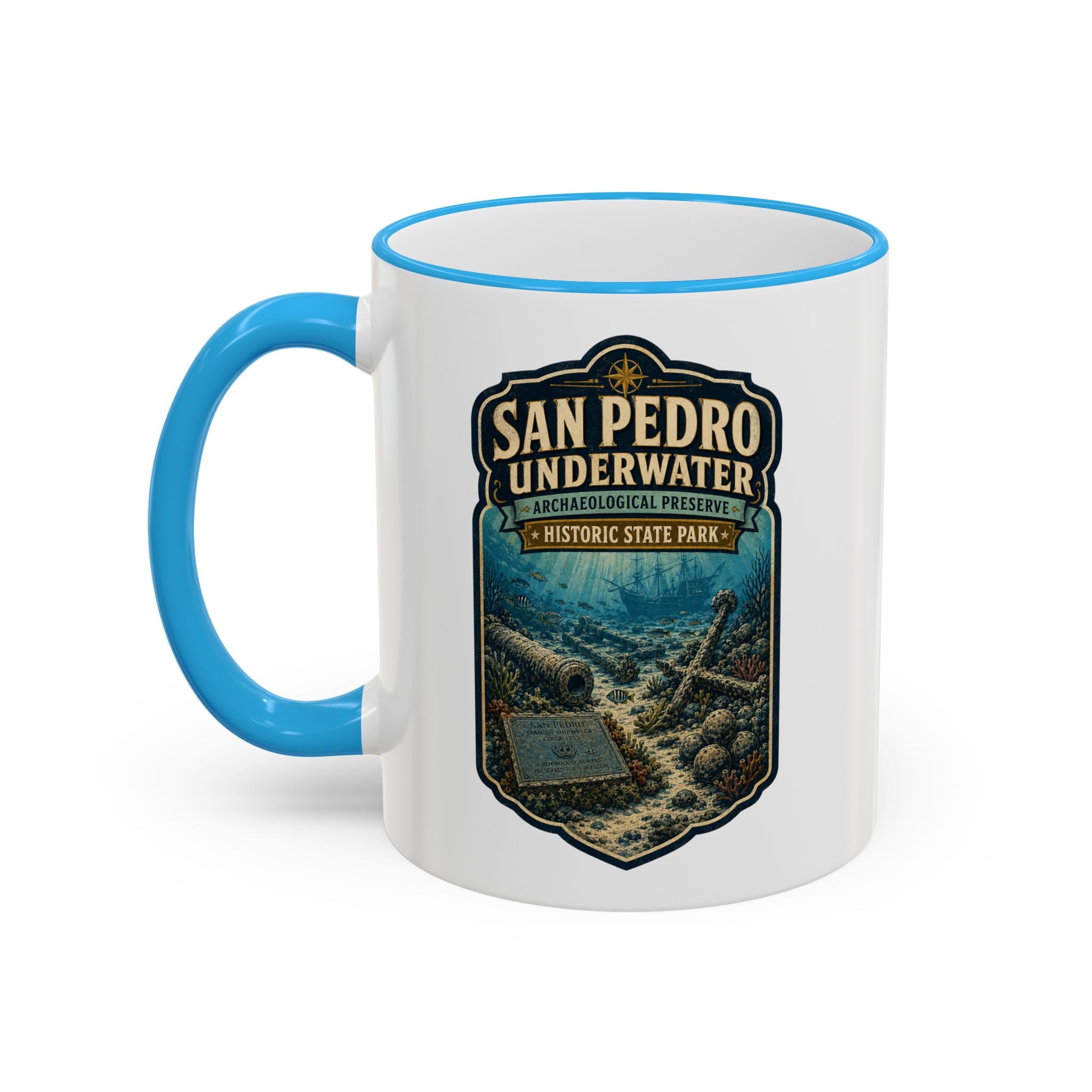 San Pedro Accent Rim & Handle 11oz/15oz