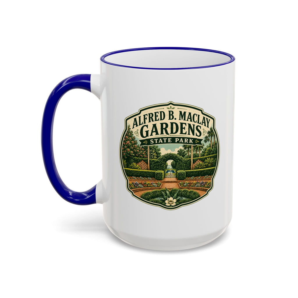 Maclay Gardens Vintage Mug — Accent Rim & Handle 11oz/15oz