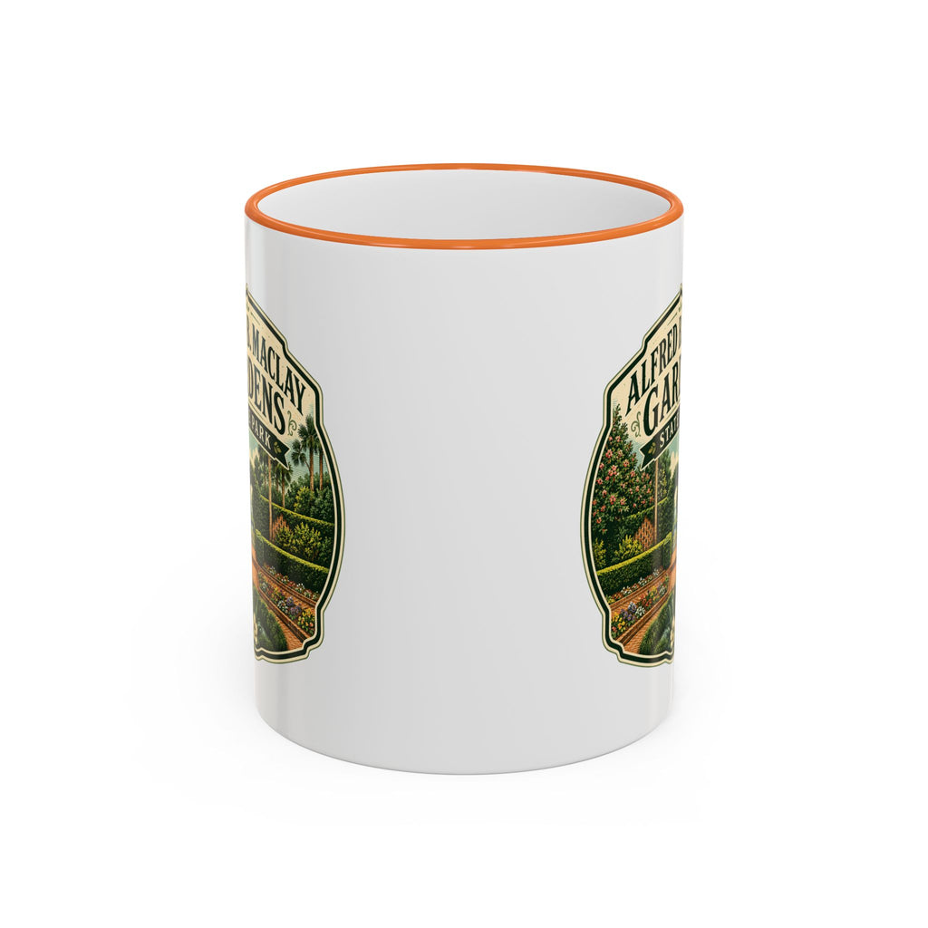 Maclay Gardens Vintage Mug — Accent Rim & Handle 11oz/15oz