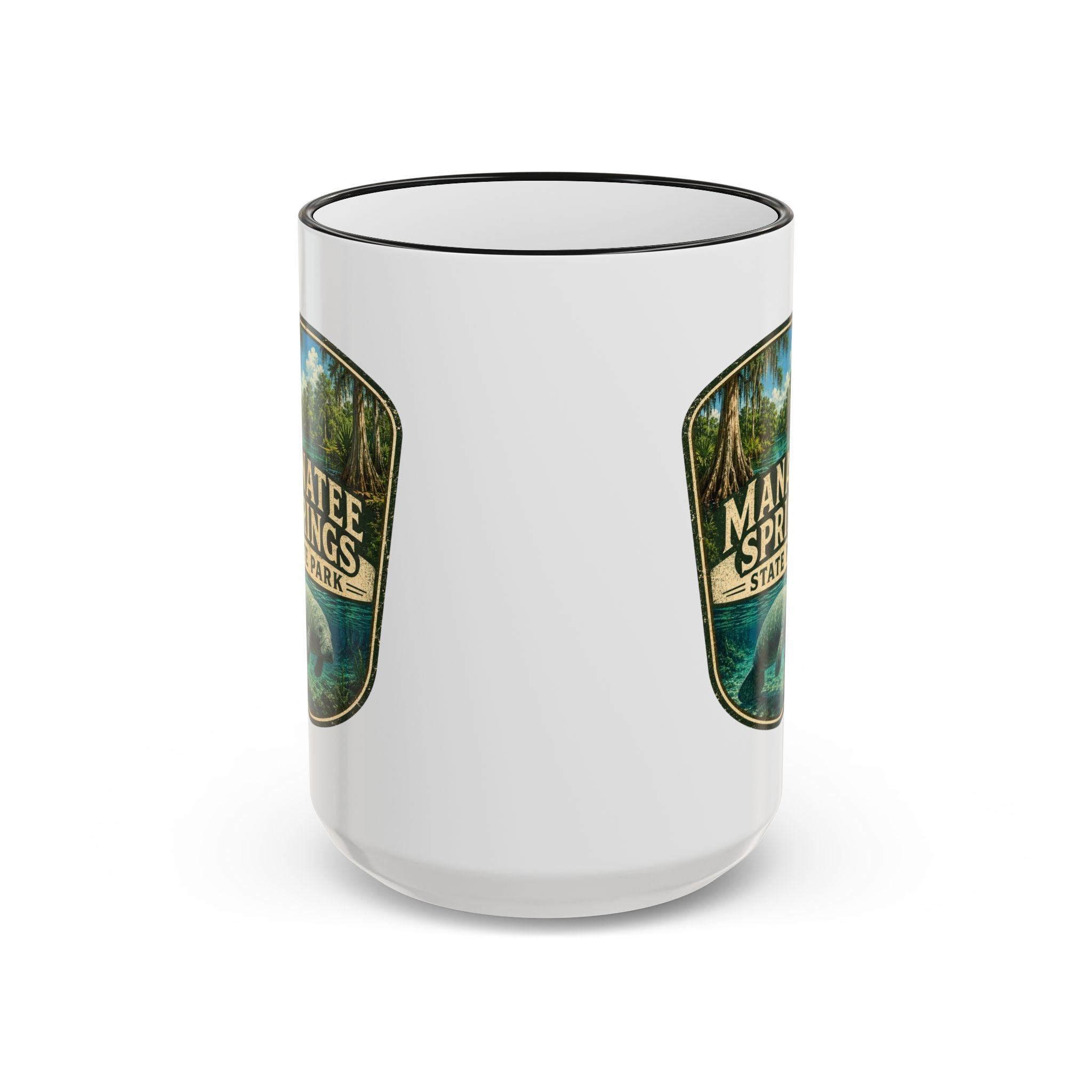 Manatee Springs Manatee Mug — Accent Rim & Handle 11oz/15oz