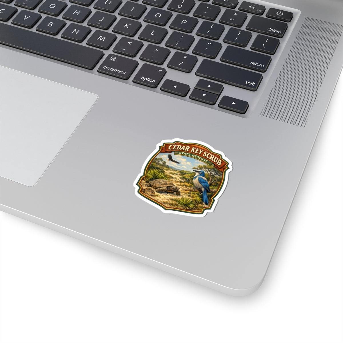 Cedar Key Scrub State Reserve Sticker — Nature Park Badge Sticker