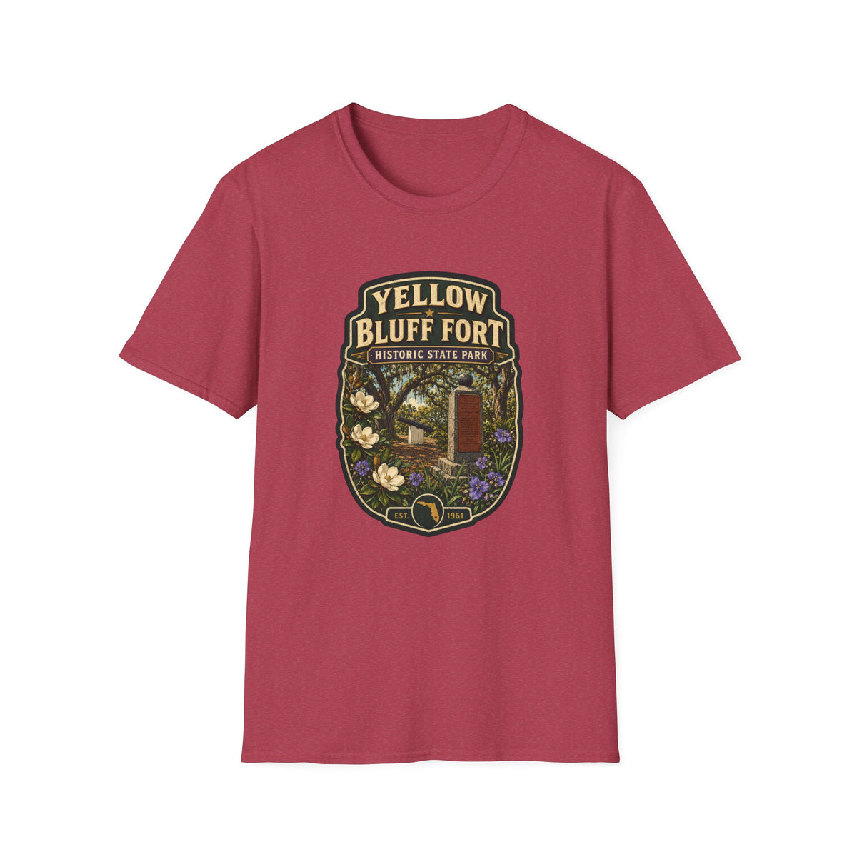 Yellow Bluff Fort — Retro Tee