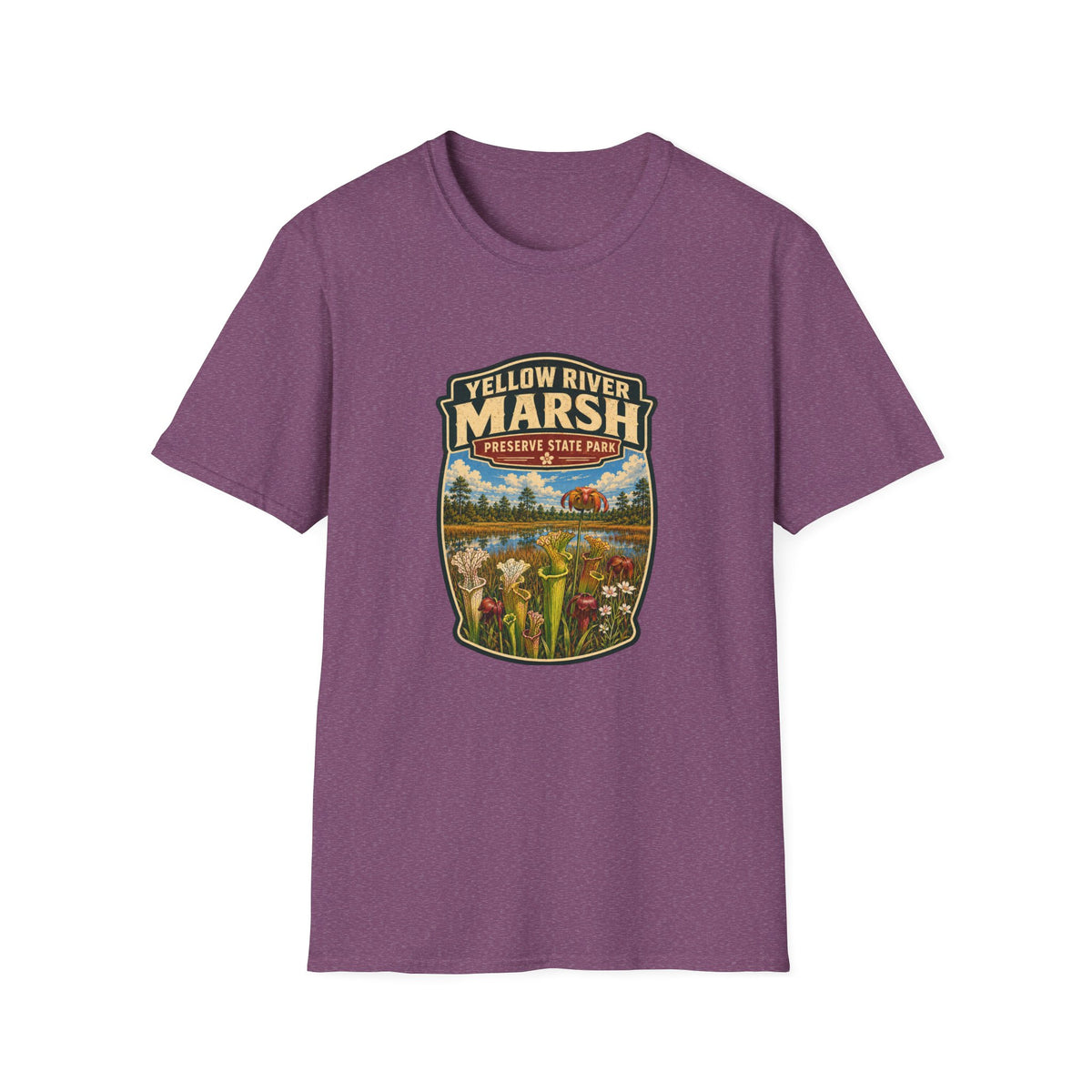 Yellow River Marsh — Retro Tee